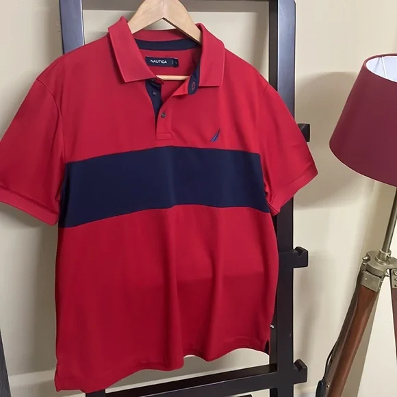 Nautica polo neck, red and classy - Picture 3 of 10